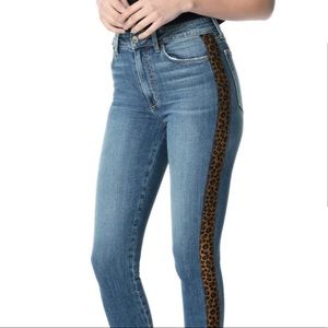 JOES JEANS the Charlie leopard high rise skinny ankle